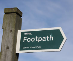 Suffolk coastal path