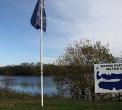 Suffolk Water Park for fishing and big breakfasts