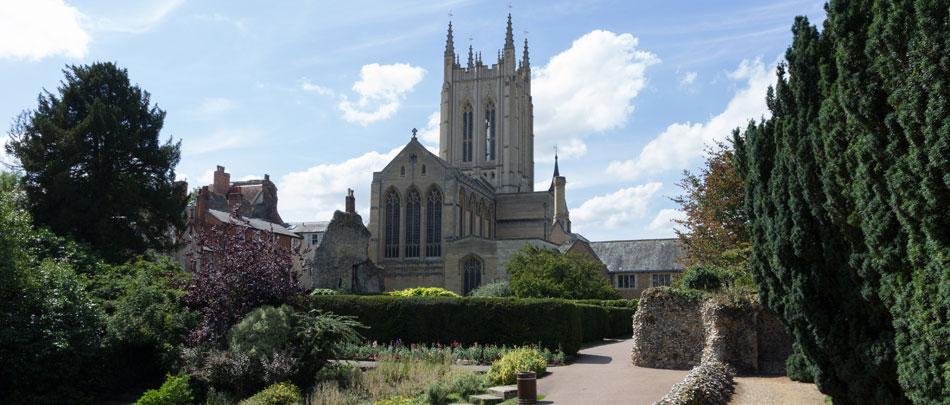 St Edmundsbury Cathedral in Bury st Edmunds